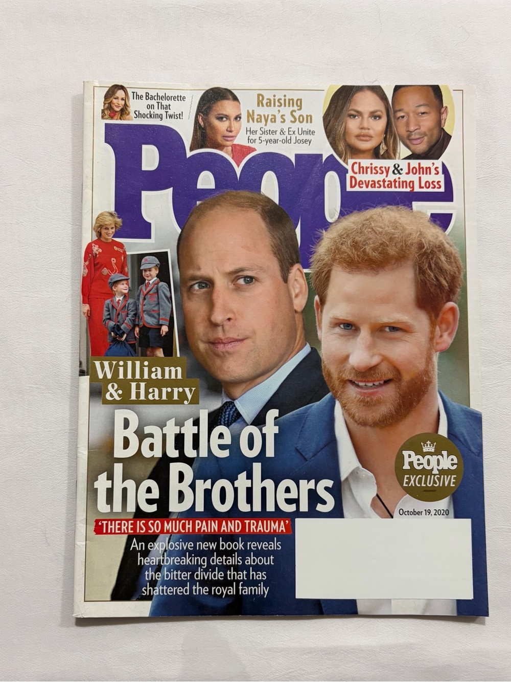 People William & Harry “Battle of The Brothers” Issue October 2020 Magazine
